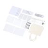 77PCS Sublimation Blank Set Heat Transfer Print Keychain Blanks for Makeup Bag Pillow Cover Mouse Pa