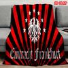 1pz Coperta in Flanella con Stampa Eintracht Frankfurt, Alta Qualità, Confortevole per Tutte le Stagioni, Decorazione per la Casa, Calore e Comfort