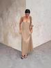 European Fashion V-neck Backless Sleeveless Spaghetti Strap Dress 2026