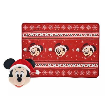 Manta Disney Mickey 2WAY ( Natal Disney ) Japão NOVO Disney Store