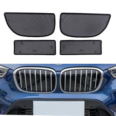 ABS+Stainless Steel For BMW X1 F48 2016- Accessories Car Insect Screening Mesh Front Grille Insert Net Trim Car