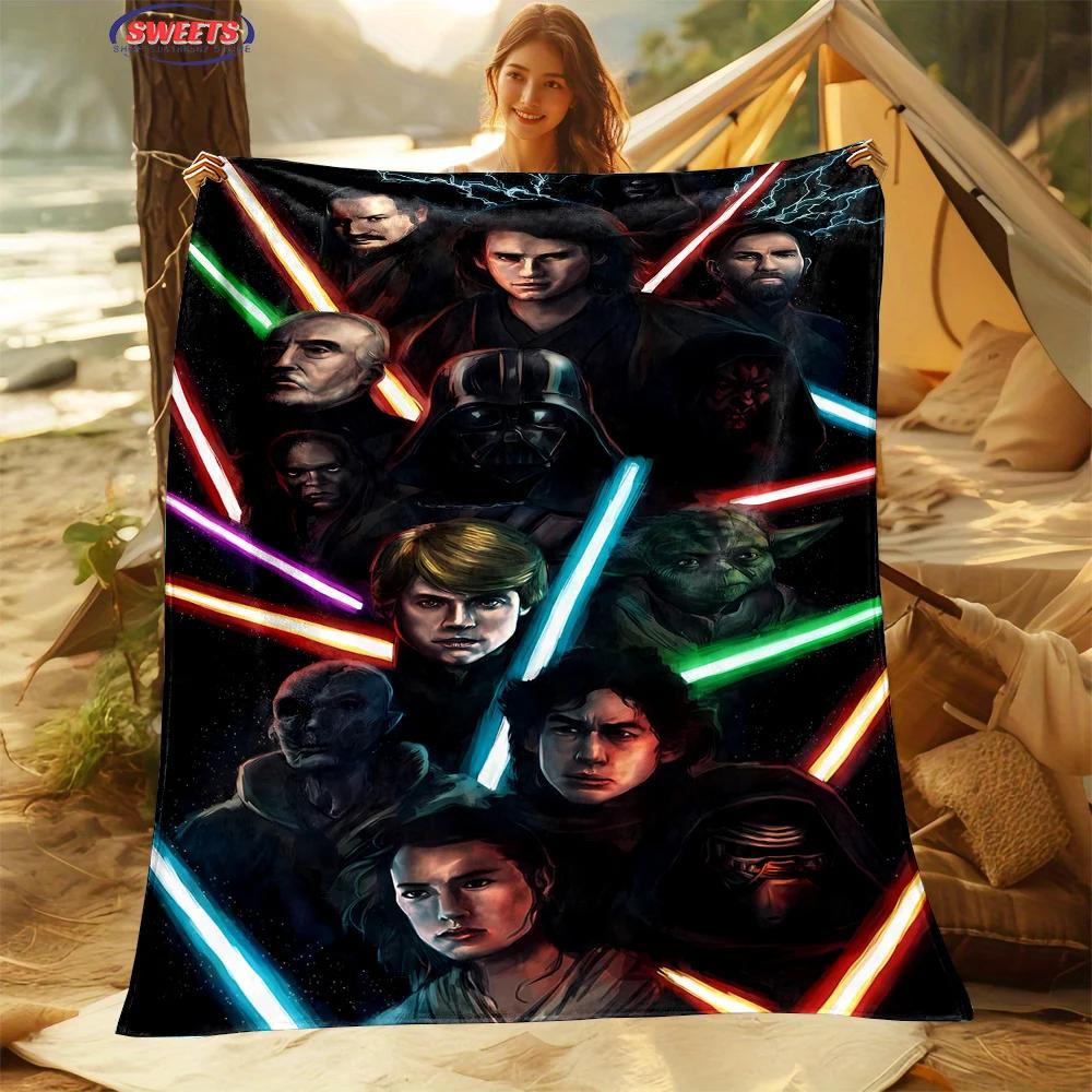 6 Size D Darth V Vaderr Blanket, Fine Workmanship, Soft and Comfortable Washable, Home Office Nap Blanket for Four Seasons Gift