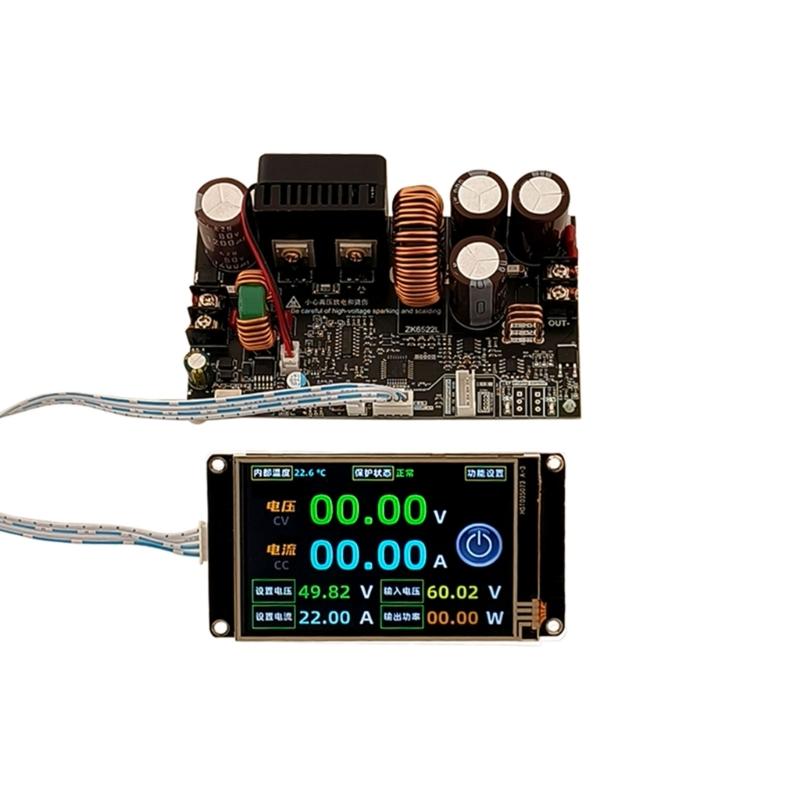DirectCurrent Power Supply Variable Bucking Boosts Converters Voltages Regulator Constant 6-75V To 0-65V 22A PowerModules