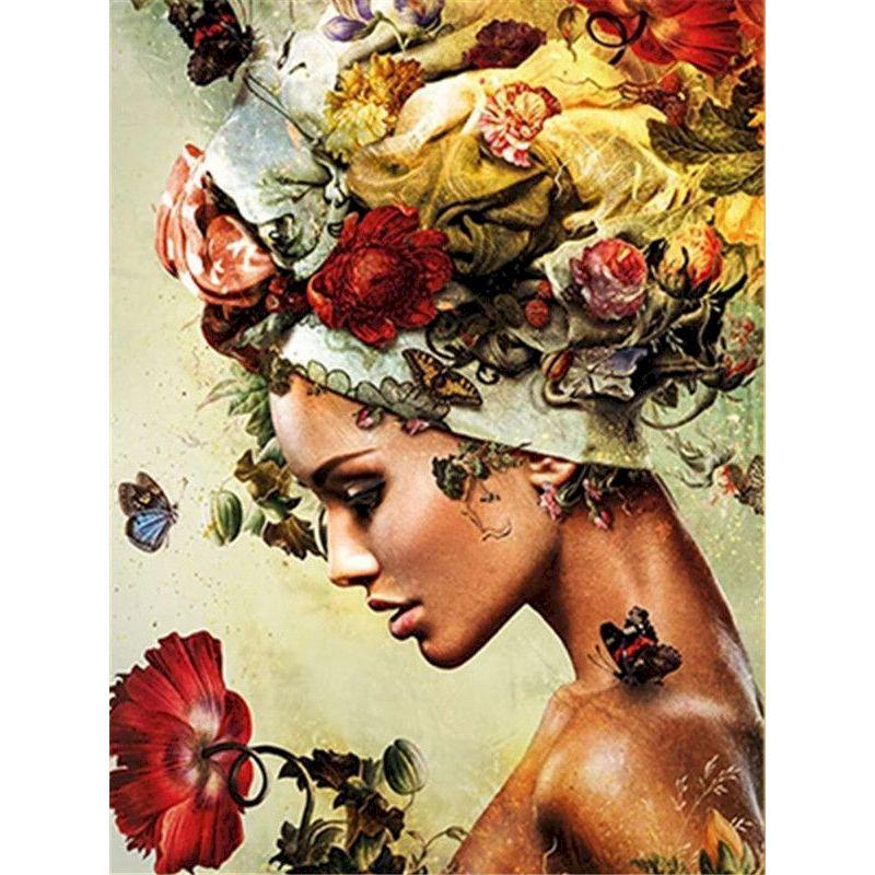 GATYZTORY Oil Painting By Numbers Kits For Kids HandPainted Unique Gift 60x75 Framed On Canvas Woman Figure Acrylic Art Pictures
