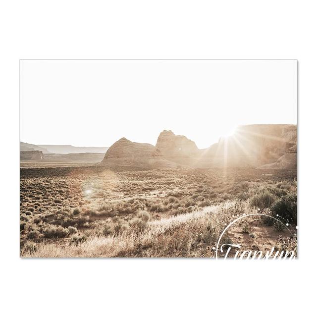 Abstraction Palm Leaf Plant Canvas Painting Botanical Nordic Wall Art Poster Print Scandinavian Decoration Picture Artwork Decor No Frame