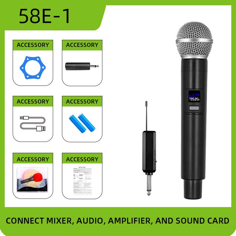 Wireless Dual Microphone Set for Karaoke, Stage, Home, and Outdoor Events