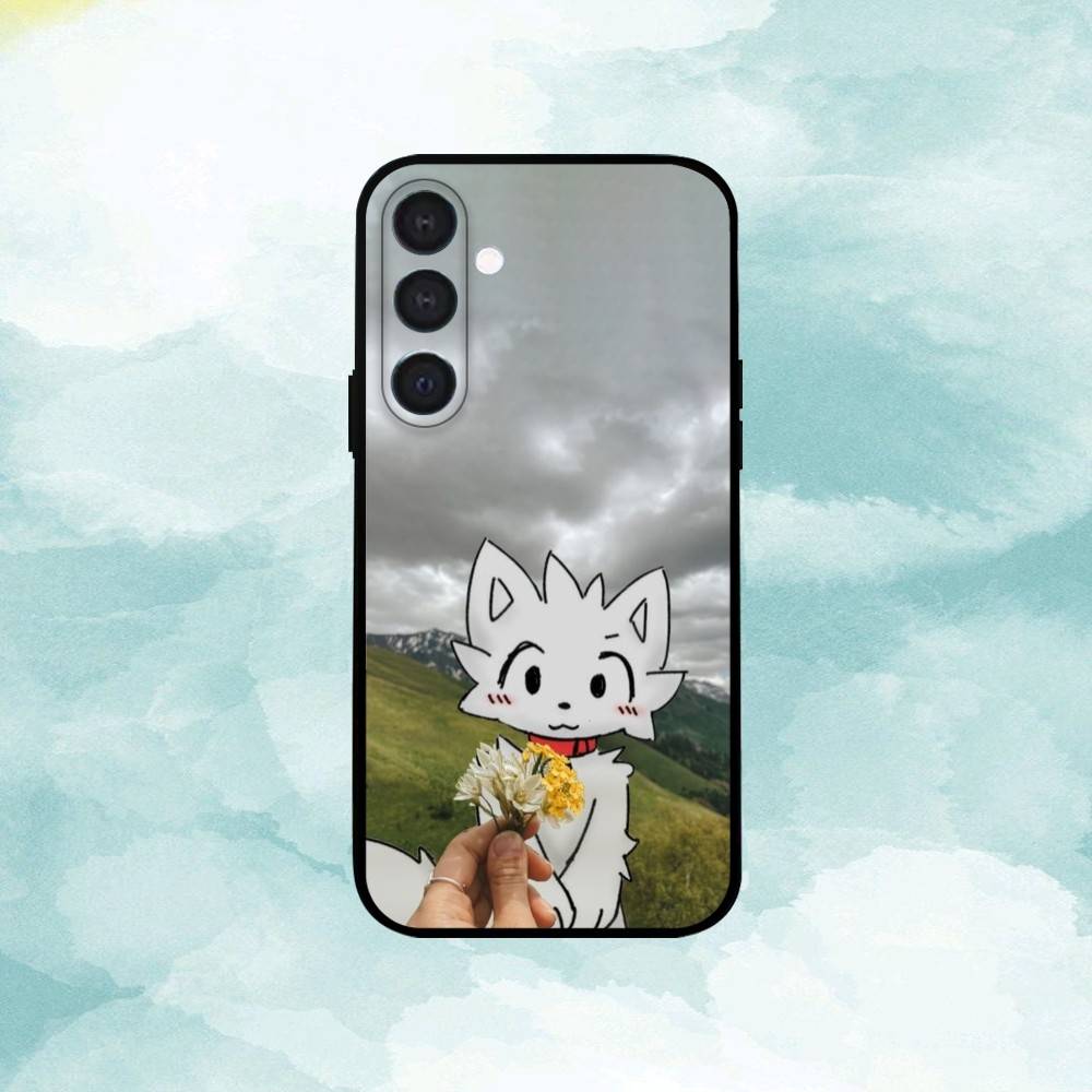 C-Cute B-Boykisser Phone Case For Samsung A73,A21s,A22,A31,A32,A52,A53,A71,A80,Soft Black Shell