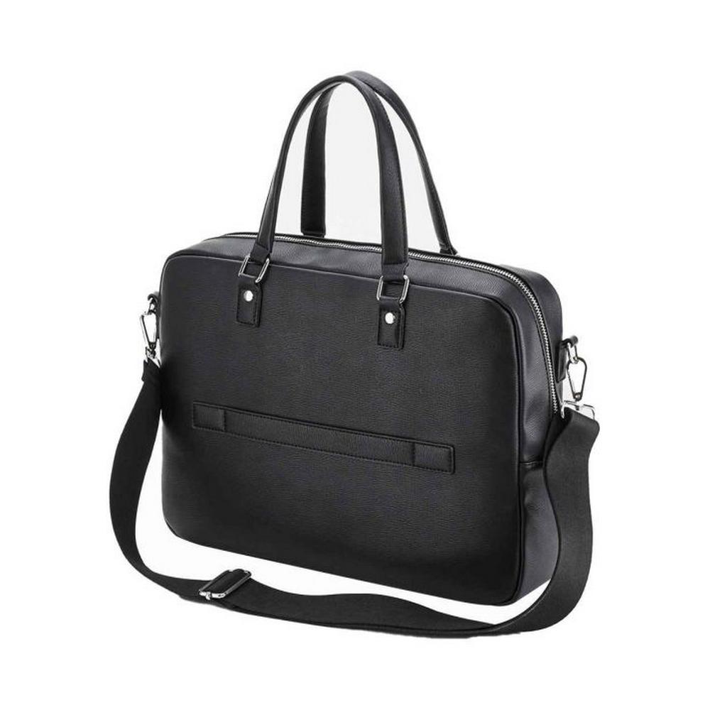 Quadra Tailored Luxe Leather-Look PU Briefcase