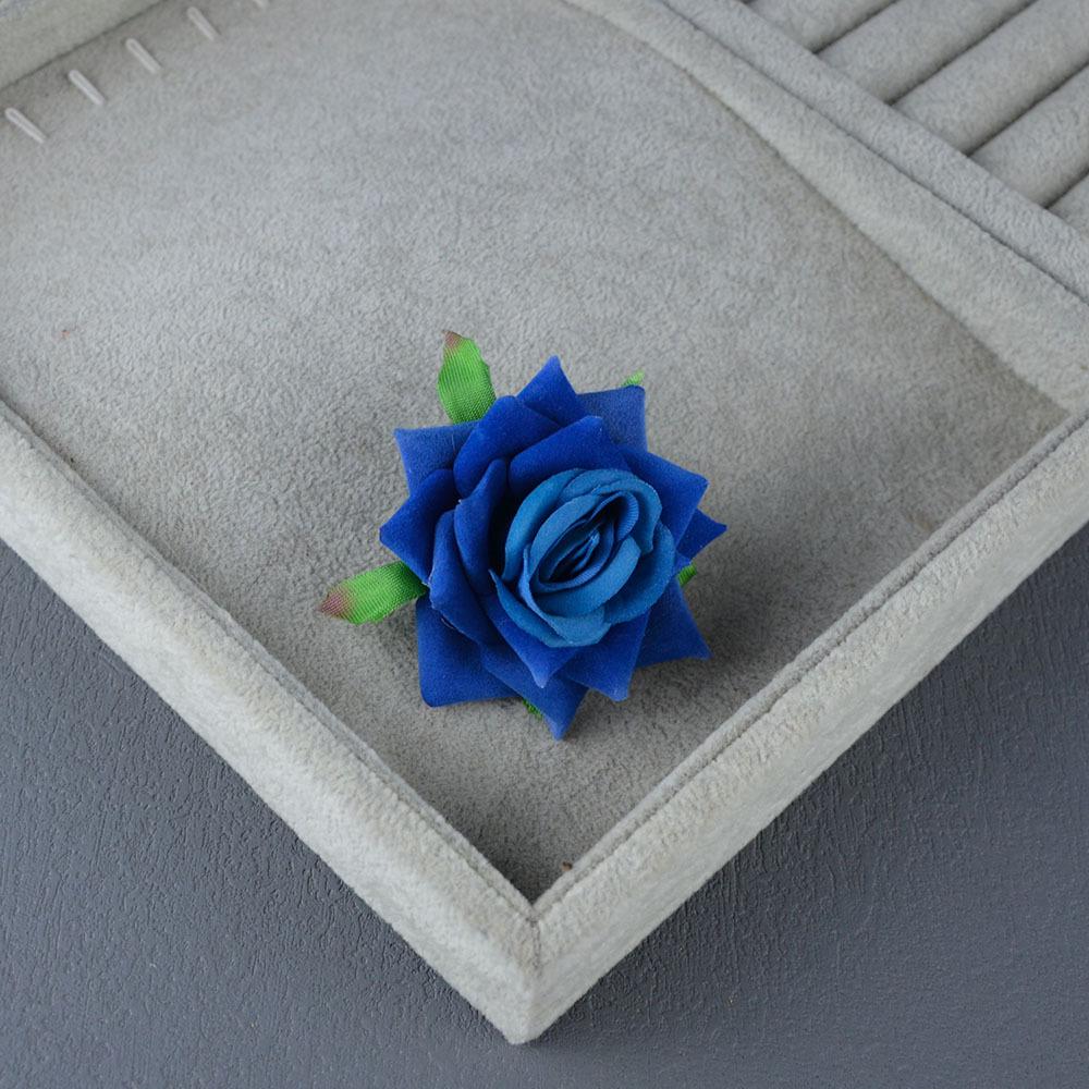 Barrette latérale rose rouge vintage pour spectacles de danse