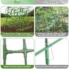 Trellis For Raised Garden Bed Garden Metal Cucumber Trellis U-Frame Rack Weather-Resistant Metal Supports For Climbing Plants
