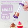 Household Wholesale Cookie Gun ABS Multi-function Piping Machine Baking Set Multi-style Cream Gun