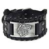 Qinuo Vintage European and American Genuine Leather Bracelet - Classic Simple Design.