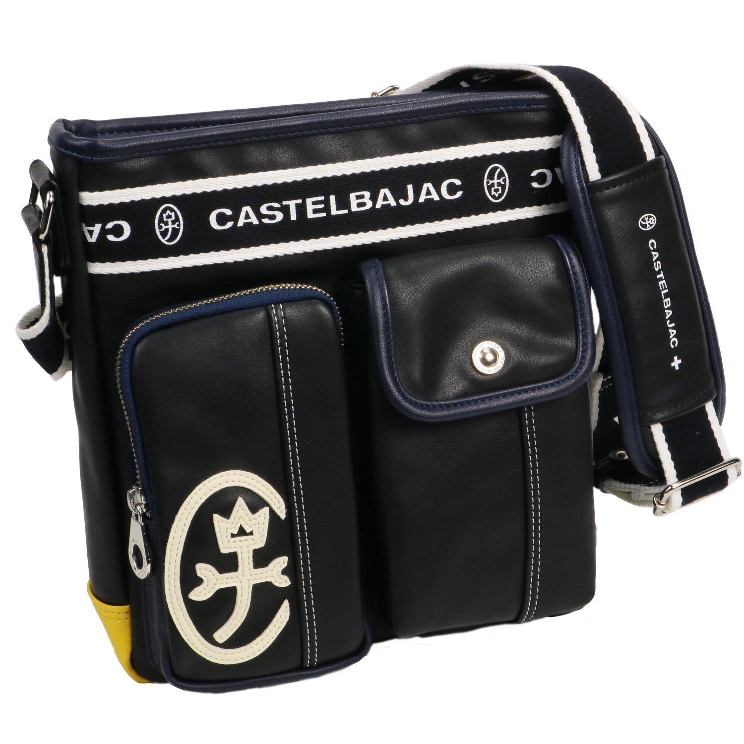 

[Castelbajac] Shoulder Bag Vertical Domine Men s Women s 24112 (Black)