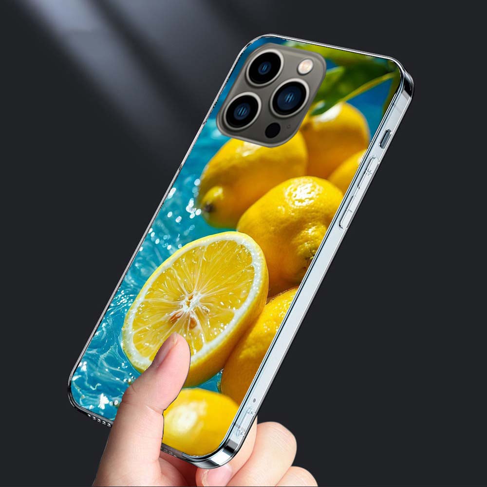 

Refreshing Yellow Lemon in Summer Phone Case For Iphone 16E 15 Pro 14 Plus 17E 16 17 Pro Max Air 11 12 13 Mini Shockproof Cap iPhone 12 Pro Max