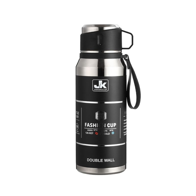 316 Stainless Steel Portable Large-Capacity Thermos Cup for Male and Female Students, 1-Liter Tea Cup, Outdoor Car-Mounted Water Cup Kettle