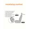 Universal Car Heated Seat Cushion 12V 24V Winter Warm Carriage Heating Blanket - Vehicle Seat Warmer Pad for All Seasons