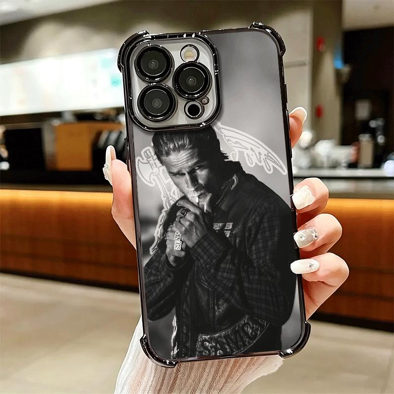 Sons Of Anarchy Soft Phone Case For iPhone 15 16 17 Air 14 Pro Max 16E Plus 13 12 Mini Plating Anti-Fall Fundas