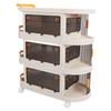 Rolling Utility Cart Multi Tier Large Capacity Easy To Install Multifunction Rolling Storage
