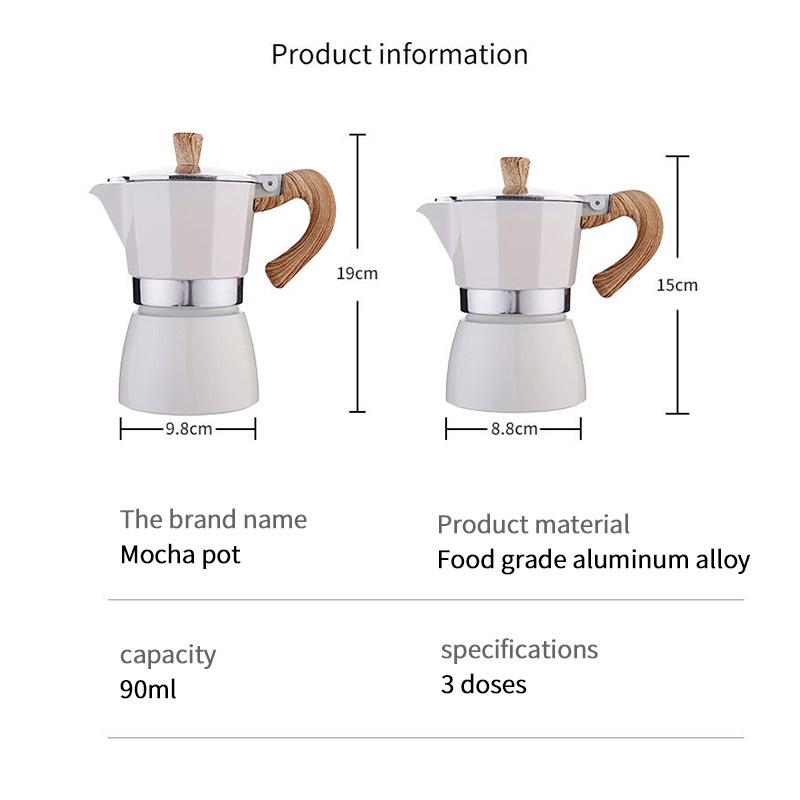 Buy 3/6cups Italian Moka Espresso 
