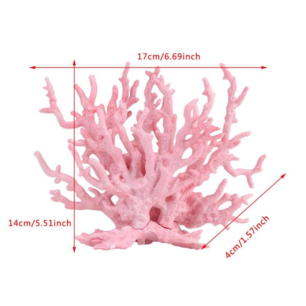 Colorful Artificial Coral Plant Fake Coral Decoration Aquarium Ornament Plastic Fish Tank Ornament Fish Tank