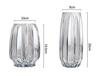 Set of 2 30cm Clear Glass Vases, Flower Bases, Glass Bottles, Perfect for Arranging Flowers, Hydroponics, Ikebana, and Artificial Flowers, Stylish and
