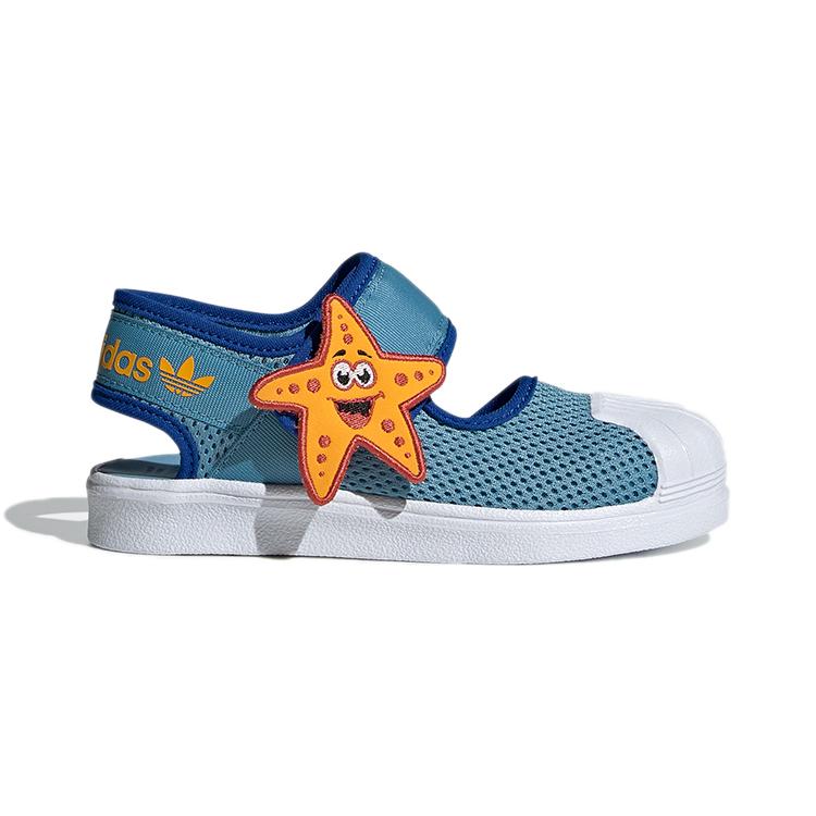adidas Originals SUPERSTAR 360 Sndl C Primeblue Children's Sandals Blue Yellow Children Aged 3 7 Years Old FX4932