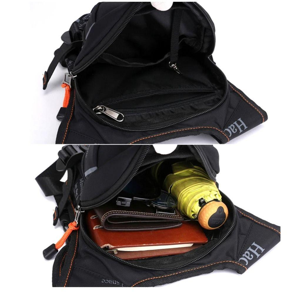 Polyester Motorcycle Ride Waist Bag Waterproof Ride Crossbody Chest Bag Outdoor Sports