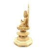 Kurita Buddha Statue Marke Dainichi Nyorai Sitzend Geschnitzt Hinoki Fliegendes Himmlisches Wesen Achteckige Basis 5532 [Nyorai] (Vajrayana) Statue, Hochwertig