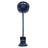 Bendable Small Fan Dark Blue USB Adjustable Angle Clip Fan for Home Dormitry School Outdoor
