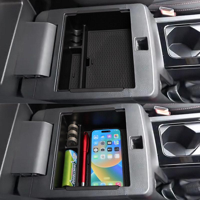 Center Console Armrest Storage Organizer Box For 2024-2025 New Mitsubishi L200 Triton Pickup