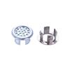Chrome Hole Cover Bathroom Ceramic Basin Kitchen Accessories Sink Basin Cap Spare Cover Sink Round Ring Hollow Overflow Cover