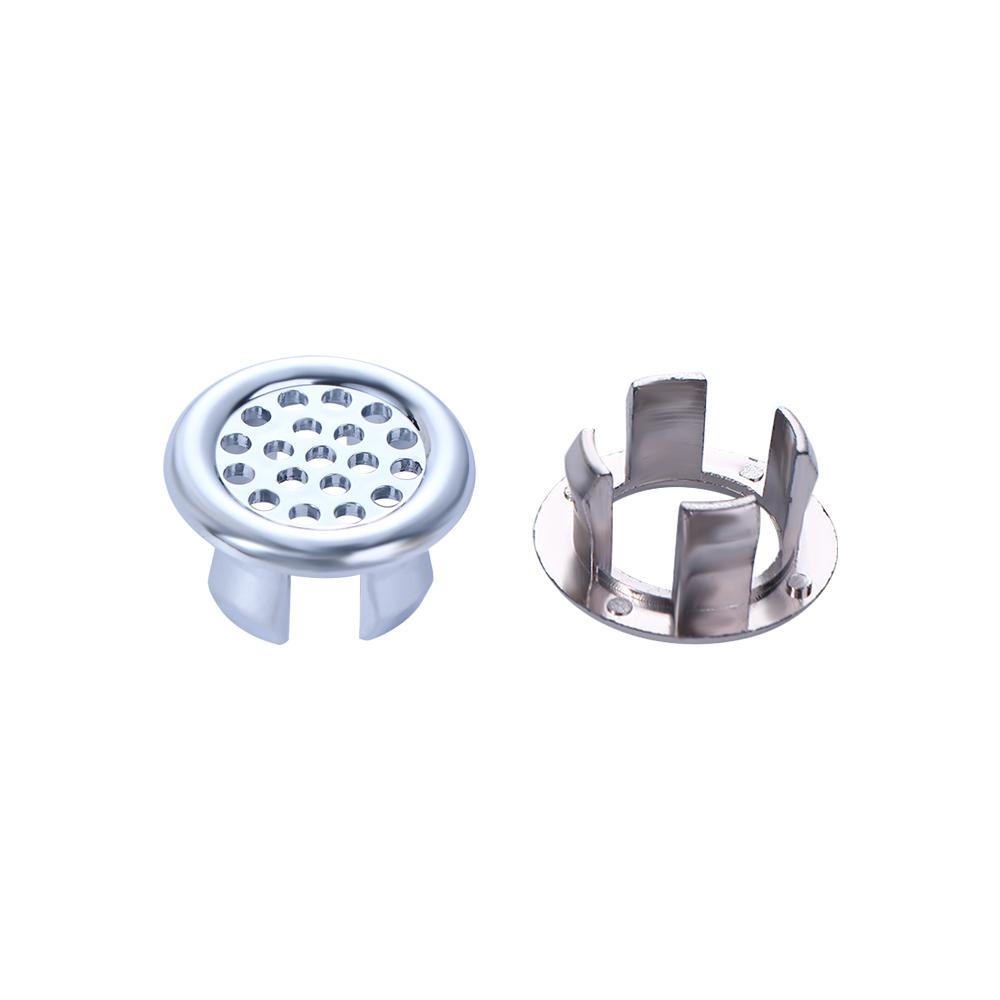 Washing Basin Chrome Hole Cover Sink Round Ring Sink Basin Cap Spare Cover Hollow Overflow Cover
