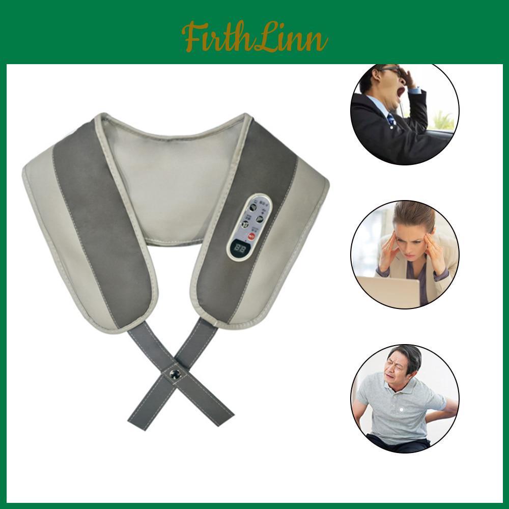 Body Electric Massage Slimming Stress Back Neck Massager Ushape Electrical Shiatsu Device Relax Neck