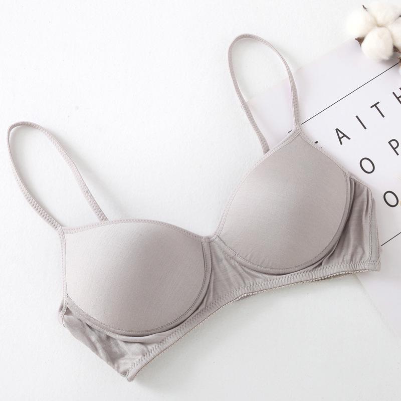 

Бесшовный бюстгальтер из японского шелка для женщин - регулируемый, удобный, без стального кольца, тонкий шелк тутового шелкопряда Large
