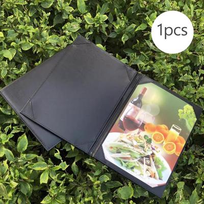 Menu Holder Customer Check Cafe PU Leather Noshery Versatile Practical Bill Book