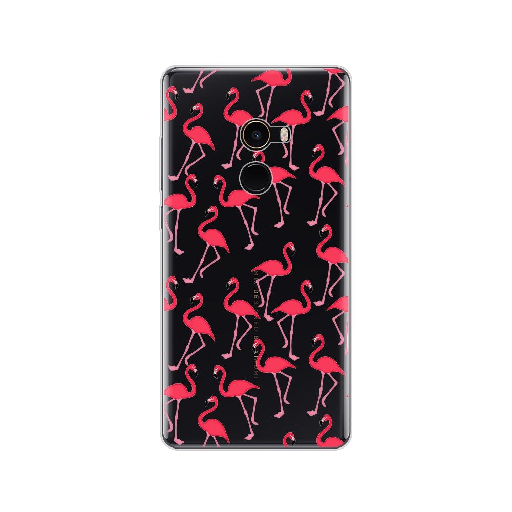Pouzdro pro Xiaomi Mix 2 Soft Silicon TPU Pouzdro pro Xiaomi Mi Mix 2 Mix2 Zadní kryt Ochranný zadní kryt Transparentní Coque Shell