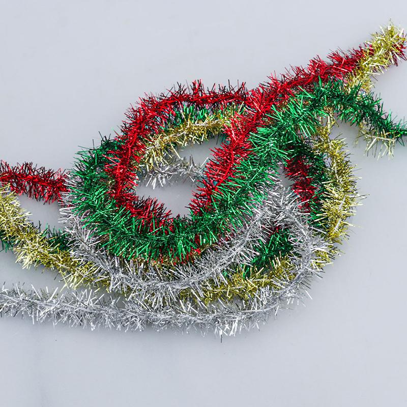 1Roll DIY Polyester Hanging Wreath Xmas Tree Decor Rainbow Color Ribbon Christmas Party Supplies Home Decor Wedding Decoration