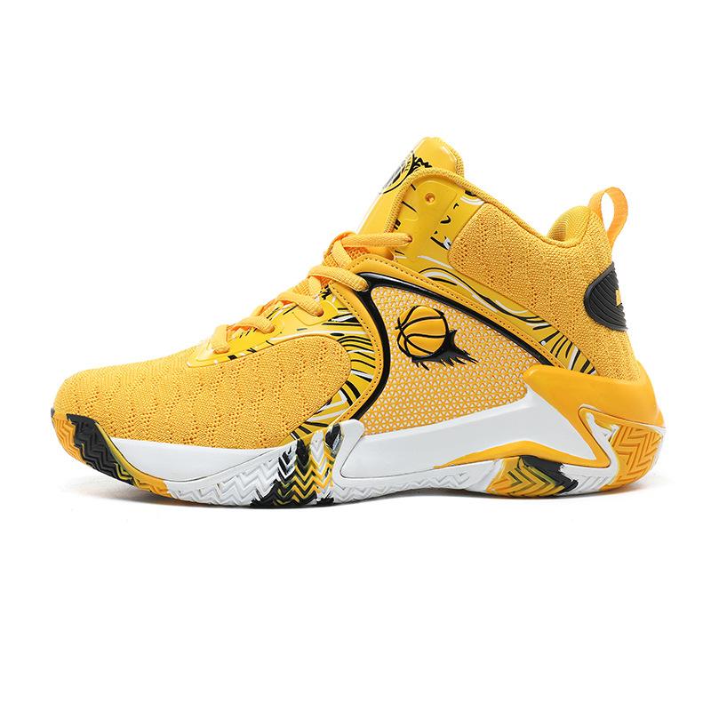 Men's basketball shoes breathable cushioning non-slip wearable sports shoes gym training sports basketball sports shoes women