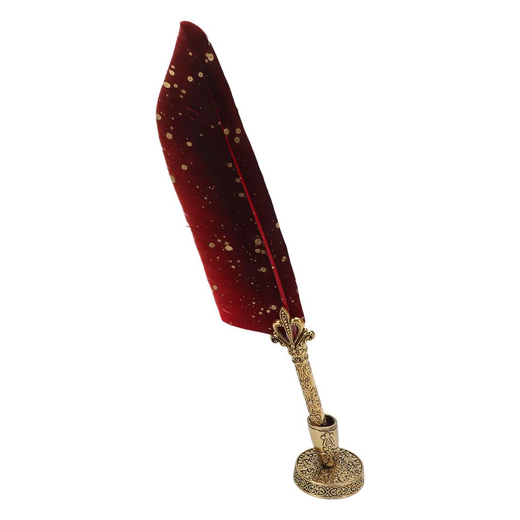 Quill Pen Set Exquisite Retro Smoothing Writing   Pen Caligraphy Pen Kit with Multiple Replacement Nibs