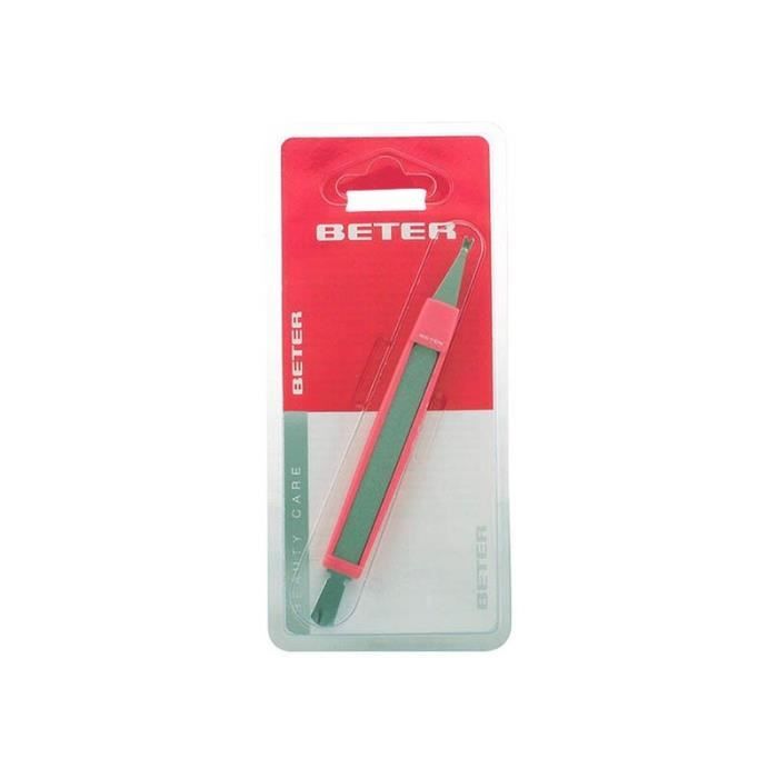 Coupe-cuticules avec pousse-cuticules et lime à ongles BETER - Accessoire de manucure de qualité et abordable