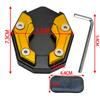1pc Motorcycle Tand Extender Foot Side Stand Extension Pad For NMAX Side Stand Enlarge Plate Auxiliary Bracket Extension
