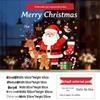 Santa Claus Wall Stickers: Cute Cartoon Christmas Decorations for Windows and Shop Layouts