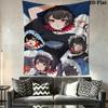 Zenless Zone Zero Wall Tapestry Aesthetic Wall Hanging Printed Fabric Blanket Decorative Tapestries for Bedroom Living Room Home Decor