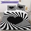 Love Pattern Bedding uilt Set uilt Cover Pillowcase Home Decoration Birthday Gift (1 * duvet cover + 2 * pillowcase  without core)14