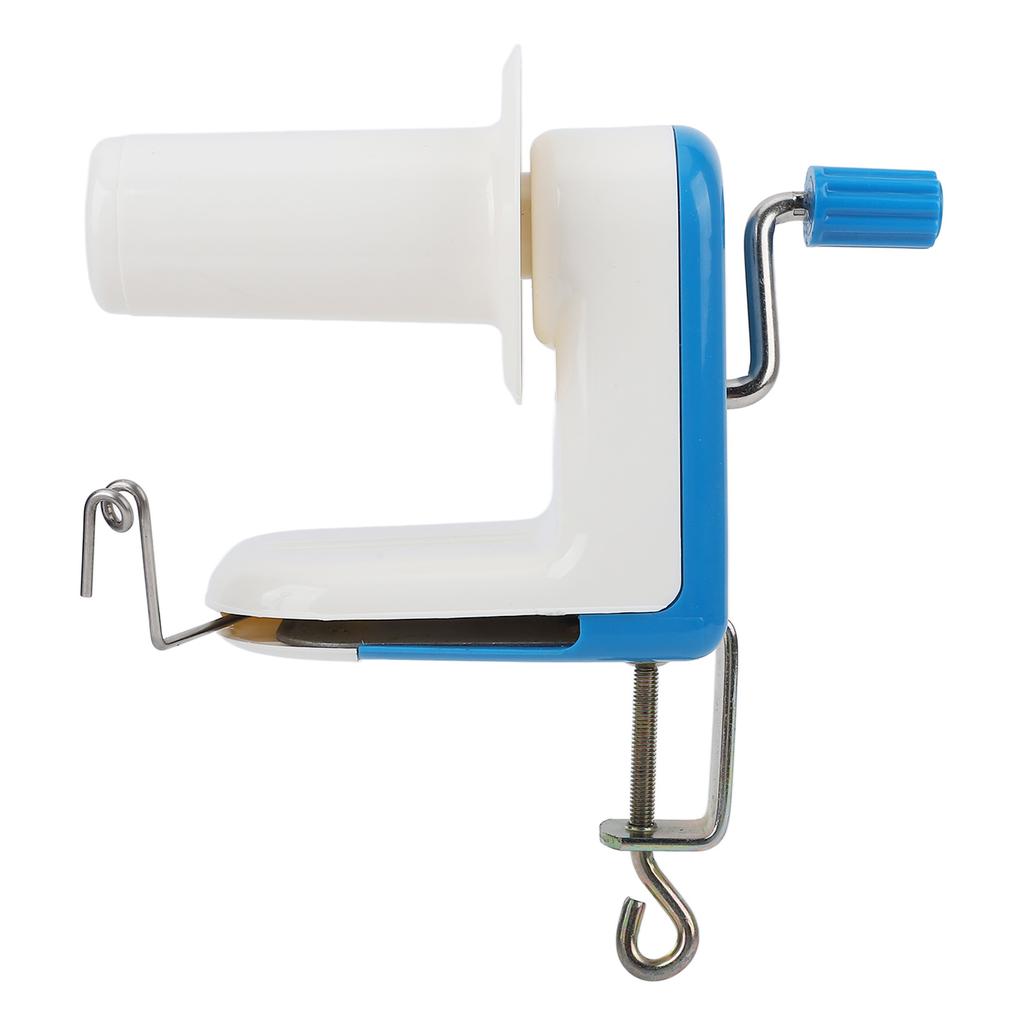Yarn Ball Winder Blue Fast Hand Operated Lightweight Compact Detachable Design Plastic Wool Winder