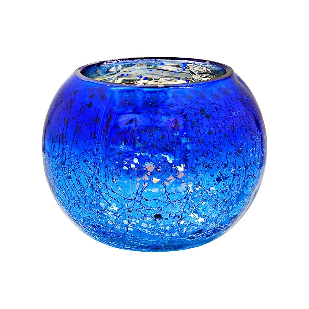Candle Holder Multipurpose Glass Tealight Candle Holder Decoration Electroplated Gradient Colorful