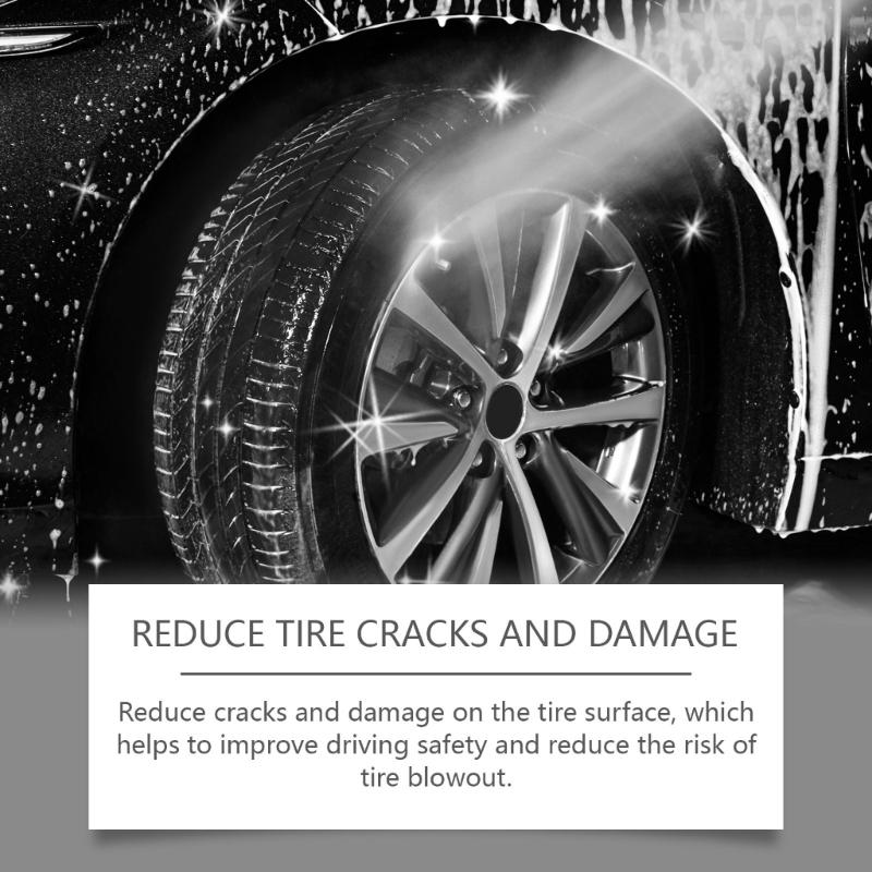 Tire Polishing Wax 100G Tire Maintenance Paste Delivers Lasting Shine & Protection for Car Owners & Maintenance Pros