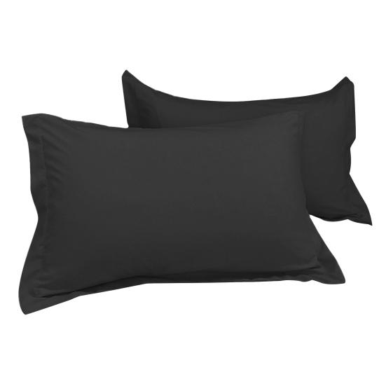 2 ks Povlak na polštář Jednobarevný Povlak na polštář Obálkový styl Potah na polštář pro Domov Ložnice Kanceláře Hotely Koleje