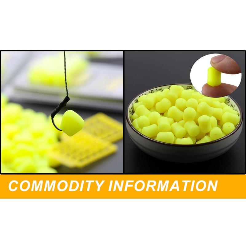 Euro Carp Fishing Corn Lure 8pcs 12pcs Imitation Corn Slow Sinking Fishing Bait with Stopper