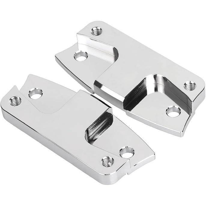 Chrome 21" Wheel Front Fender Spacer Lift Risers Bracket for Harley Touring Road King Street Glide Road Glide 2014-2023